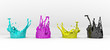 3D CMYK concept