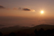 sunrise time in the mountain of pai, Thailand