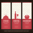 Menu template for restaurant and cafe