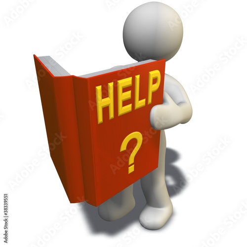 Illustration: Help Book Help Book