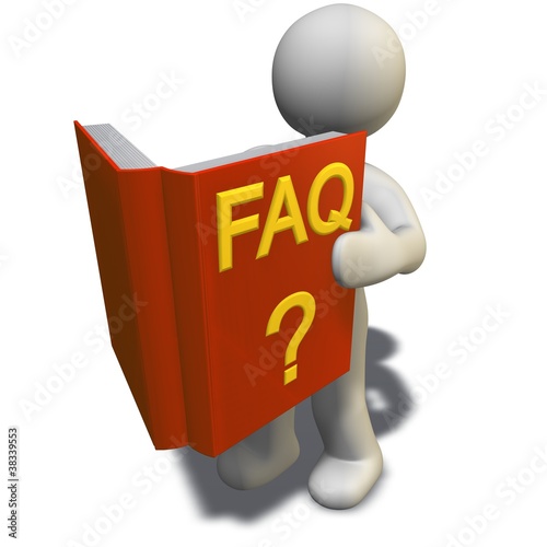 Illustration: FAQ - Fraagen Buch FAQ - Fraagen Buch