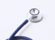 A stethoscope against white background