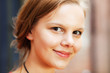 Cheerful young woman