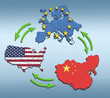 USA, Europe and China Interatction.