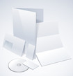 Vector set of corporate identity elements