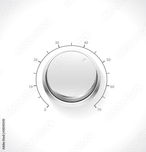 Vector: Vector realistic volume knob Vector realistic volume knob