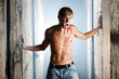 Bloody male vampire