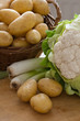 Potatoes, Cauliflower and Leek