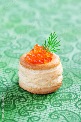 Photo: Vol-au-vent with caviar Vol-au-vent with caviar