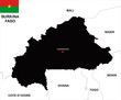 burkina faso map