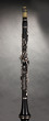 beautiful clarinet on a gray background beautiful clarinet on a gray background