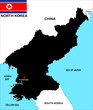 north korea map