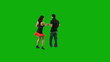 Couple Dancing Salsa