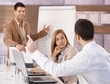 Foto: Happy businesspeople having training Happy businesspeople having training
