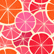 Grapefruit seamless background