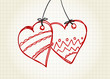 Happy valentine`s day card