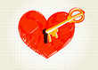 Key is opening the heart