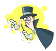 Vector: Cartoon Magician. Cartoon Magician.