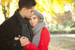 young couple embracing