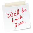website maintenance message