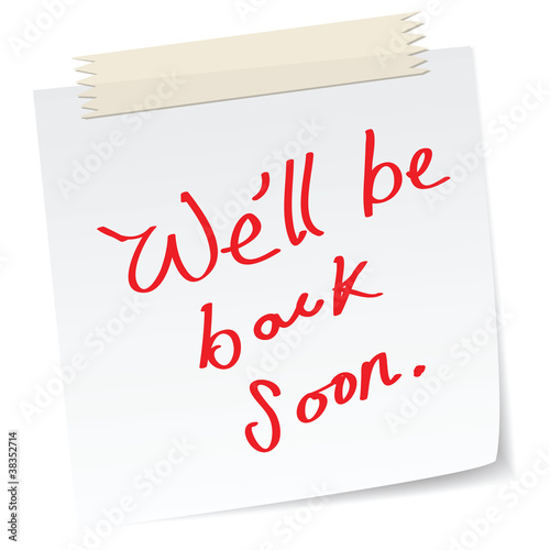 Vector: website maintenance message website maintenance message