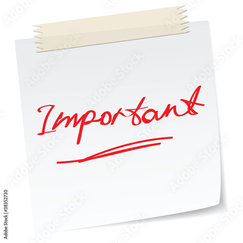 Vector: important message important message