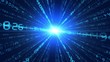 Digiatal fly loop background