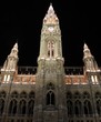 Main facade of Viennas Town hall, Austria Main facade of Viennas Town hall, Austria