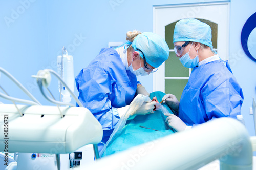 Photo: Dental implantation procedure Dental implantation procedure