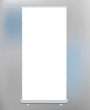 roll up banner display, blank, vector fromat