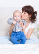 mama mit baby