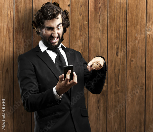 Photo: angry business man angry business man