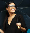 woman with umbrella