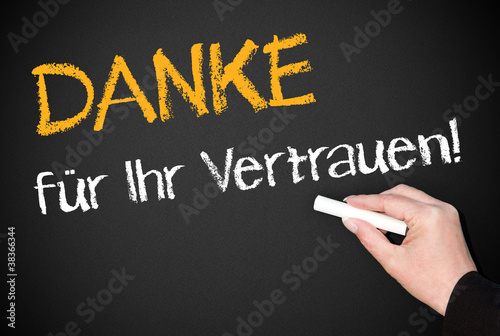 Illustration: DANKE für Ihr Vertrauen ! DANKE für Ihr Vertrauen !