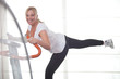 Sportive woman at the gym