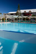 Piscine à déversement d'un hôtel de Saint Martin