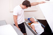 Mature woman at the fitness center