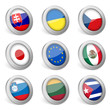 Vector: 3D national flag icon 3D national flag icon