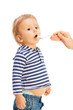 Toddler eating Toddler eating