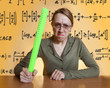 Crazy female teacher