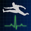 Man Jumping Over Heart Rate