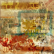 Grunge Wall Background with Old Torn Posters and Graffiti Grunge Wall Background with Old Torn Posters and Graffiti