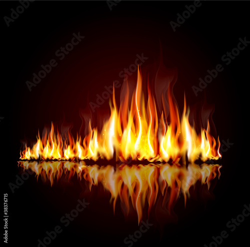 Burning Flame 1