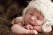 Sleeping newborn baby