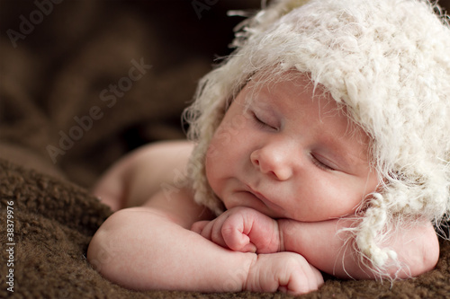 Photo: Sleeping newborn baby Sleeping newborn baby
