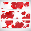 Banners con cuori - Hearts banners