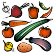 vegetables set