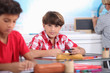 Kid at school