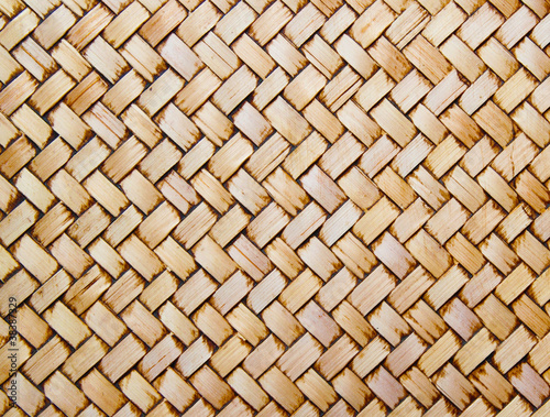 Photo: Native Thai style bamboo wall Native Thai style bamboo wall