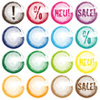 Buttons, Störer, Aufkleber